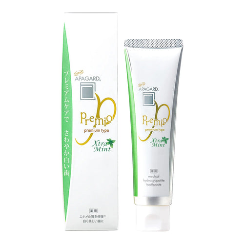 Apagard Premio XTRAMINT pasta de dinti pentru albire si remineralizare cu nano-Hidroxiapatita, extra menta 100g - DIVADENT - Produse premium de igiena orala cu hidroxiapatita