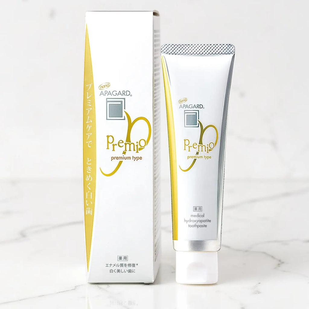 Apagard Premio pasta de dinti cu nano‑Hidroxiapatita pentru Remineralizare si Reducerea Senzatiei de Durerе 100g - DIVADENT - Produse premium de igiena orala cu hidroxiapatita